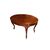 Tavolo ovalino allungabile del 1800 stile Biedermeier in legno di mogano