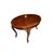 Tavolo ovalino allungabile del 1800 stile Biedermeier in legno di mogano