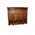 Grande libreria francese 4 porte di inizio 1900 in legno di noce