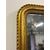 Specchiera in legno intagliato dorato con treccia sui lati XIX secolo .  118 x 87 