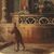 Dipinto italiano veduta con architetture e personaggi del XVIII secolo