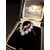 Anello  con  Rubino  a  goccia  Diamanti  