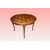 Tavolo circolare allungabile francese di fine 1800 stile Provenzale in legno di rovere