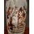 Coppia di vasi francesi in opaline dipinti del 1800 con personaggi