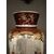 Coppia di vasi francesi in opaline dipinti del 1800 con personaggi