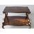 Antico tavolino due piani francese del 1800 dipinto Vernis-Martin stile Luigi XV