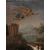 PITTURA A OLIO SU TAVOLETTA LIGNEA MERCURIO E LE FIGLIE DI CECROPE FINE XVIII SECOLO