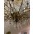 LAMPADARIO IN BRONZO CON CRISTALLI META’ XIX SECOLO