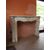 CAMINO IN MARMO BIANCO CARRARA STATUARIO SCOLPITO STILE LUIGI XV FRANCIA  cm L143xP40,5xH104