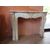 CAMINO IN MARMO BIANCO CARRARA STATUARIO SCOLPITO STILE LUIGI XV FRANCIA  cm L143xP40,5xH104