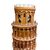 Grand Tour –  Modellino della Torre di Pisa in legno – XIX secolo.