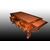Grande maestosa scrivania diplomatica francese Stile Impero francese del 1800 in legno di mogano con bronzi