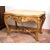 Tavolino in legno dorato e intagliato con piano in onice Napoleone III Francese.Periodo XIX secolo.