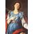 Scuola Italiana; Santa Barbara, XVIII secolo, olio su tela