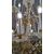 LAMPADARIO IN BRONZO CON CRISTALLI META’ XIX SECOLO