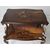 Antico tavolino due piani francese del 1800 dipinto Vernis-Martin stile Luigi XV