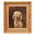 DIPINTI ANTICHI, RITRATTI DI CANI, BARBONCINO, OLIO SU TELA, EPOCA FINE OTTOCENTO.  (QA656)