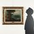 Dipinto Paesaggio con Edifici e Figure