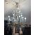 LAMPADARIO IN BRONZO CON CRISTALLI META’ XIX SECOLO