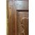 PTI755 - Porta antica in noce, con pannelli scolpiti mossi, epoca '700, luce cm L 79 x H 193 