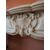 CAMINO IN MARMO BIANCO CARRARA STATUARIO SCOLPITO STILE LUIGI XV FRANCIA  cm L143xP40,5xH104