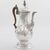 Caffettiera in argento sterling Giorgio III, Charles Wright, Londra, 1771