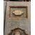 PTL700 - Antica porta laccata con pannelli dipinti, epoca '700, misure cm L 110 x H 211 x P 6