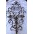 Grande applique in metallo dorato cm. 95 x 60