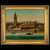 Scuola veneta, XIX secolo, Veduta di Venezia con Palazzo Ducale e l’orizzonte della Laguna Veneta