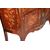 Comoncino francese con cassetti e 2 ante stile Luigi XV secolo XIX riccamente intarsiato