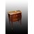 Comoncino francese stile Luigi XV con intarsi marmo rosso Francia e bronzi