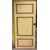 PTS891 - N. 2 Porte da albergo laccate, epoca '800, luce cm L 83 x H 194