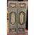 PTL700 - Antica porta laccata con pannelli dipinti, epoca '700, misure cm L 110 x H 211 x P 6
