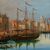 Scuola italiana, XIX secolo, Veduta con Punta della Dogana e Santa Maria della Salute