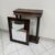 Consolle con specchiera in palissandro stile Impero 