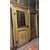 PTS866 - N. 3 Porte laccate a vetri, una con specchio, epoca '700, misure diverse