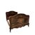 Letto Francese del 1800 Stile Luigi XV in Legno di Palissandro Riccamente Intarsiato
