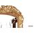 Specchiera Francese Dorata di Inizio 1800 Stile Luigi XV