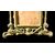 Cornice in bronzo con angeli,motivi neoclassici e arpie.