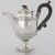 Caffettiera in argento sterling Giorgio IV, Paul Storr, Londra, 1823