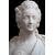 Scultura antica in marmo bianco statuario raffigurante Maria Antonietta. Francia fine XVIII secolo.