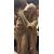 DARS673 - Statua in scagliola con figura femminile, misure cm L 35 x H 107 x P 25