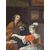 Interno elegante con gentiluomo musicista, dama e cane – Scuola olandese del XVII secolo