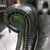 Coppia di poltrone chesterfield Queen Anne nuova inglese originale verde 