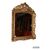 Specchiera Francese Dorata di Inizio 1800 Stile Luigi XV