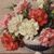 QUADRI ANTICHI, ART DECO, NATURA MORTA CON FIORI DI GAROFANI, OLIO SU TELA, XX SECOLO. (QF663)