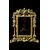 Cornice in bronzo con angeli,motivi neoclassici e arpie.
