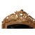 Specchiera Francese Dorata di Inizio 1800 Stile Luigi XV