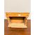 Antico elemosiniere in legno dipinto, XVIII sec, 24x11x15 cm