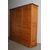 Antica serrandina / libreria  anni 50 tre ante in faggio massello .  modernariato restaurata 18 ripiani . Mis 148 x 39